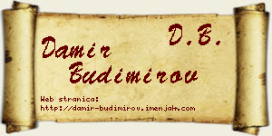 Damir Budimirov vizit kartica